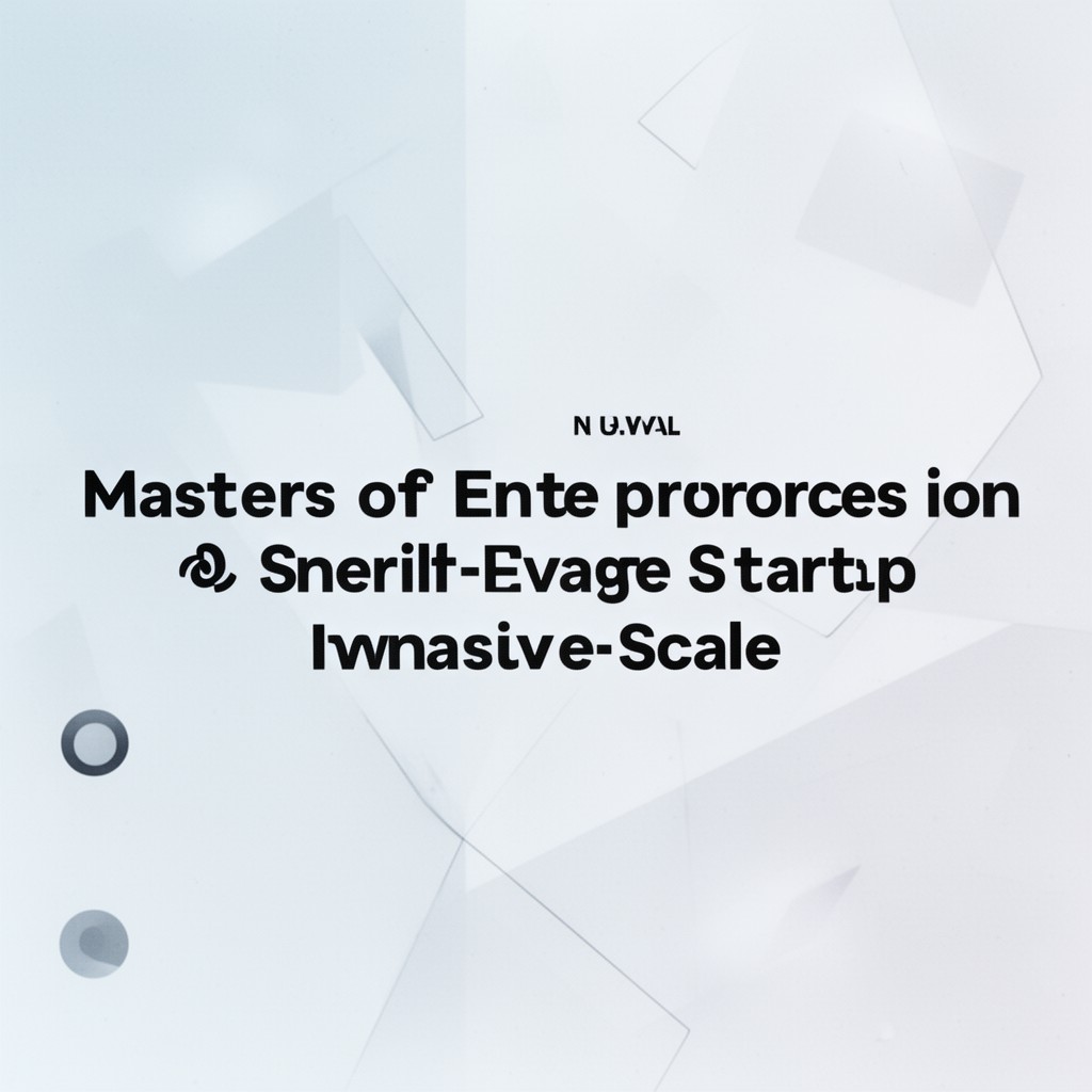 AI-generated illustration of Masters of Scale