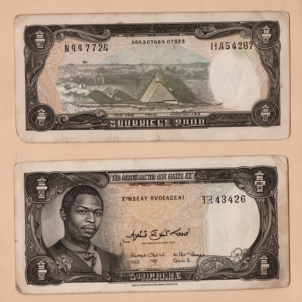 AI-generated illustration of Sudanese pound
