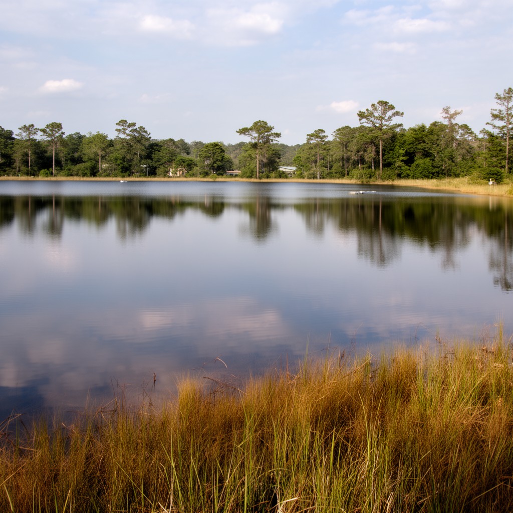 AI-generated illustration of Cherry Lake, Florida