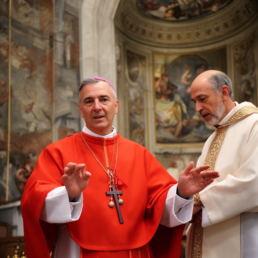 AI-generated illustration of Cardinal-Priest of Santa Pudenziana