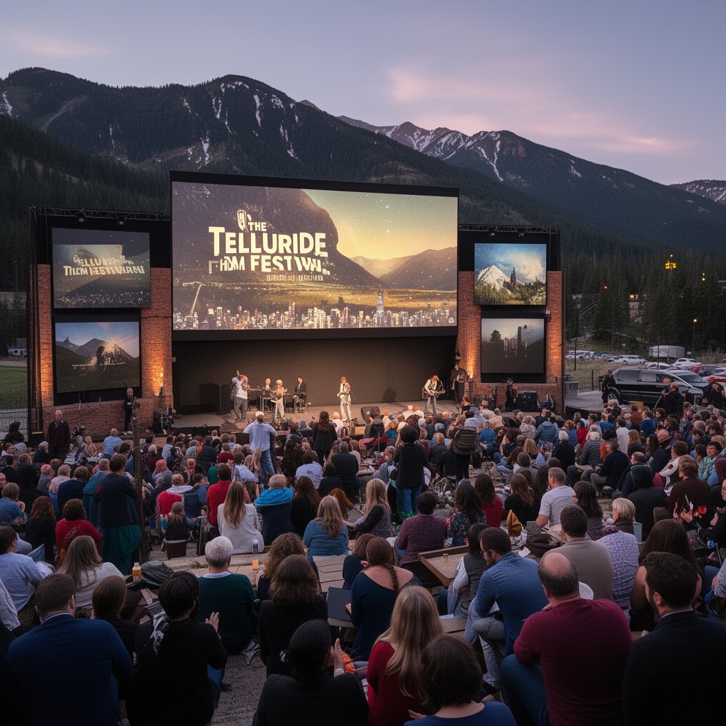 AI-generated illustration of Telluride Film Festival