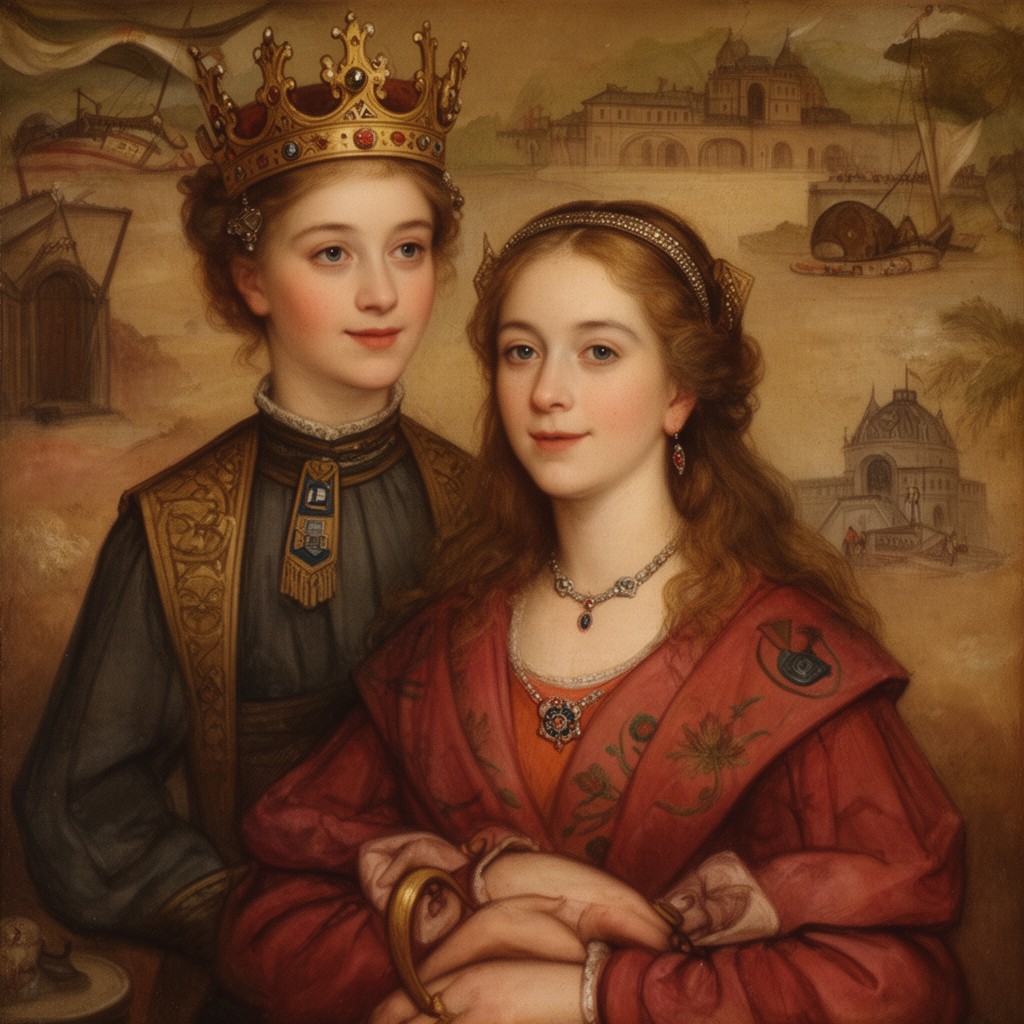 AI-generated illustration of Sybil, illegitimate daughter of Henry I of England