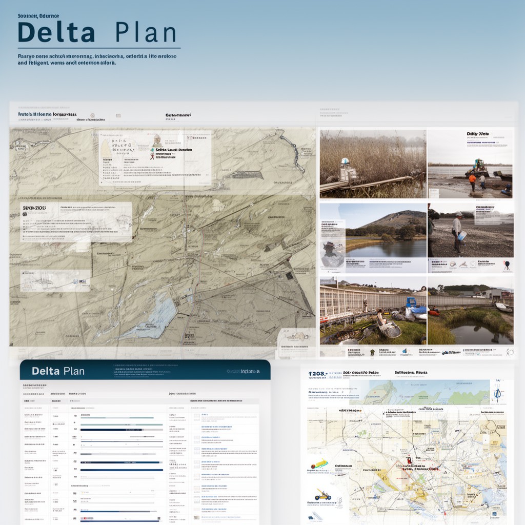 AI-generated illustration of Delta Plan
