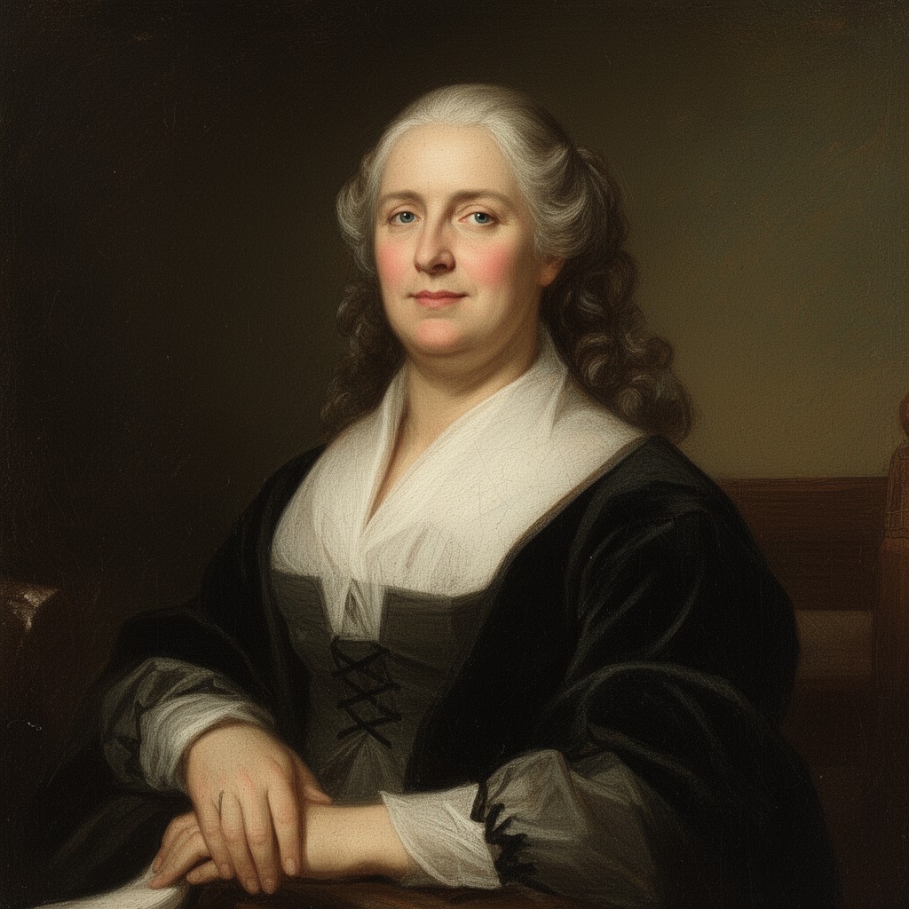 AI-generated illustration of Mercy Otis Warren