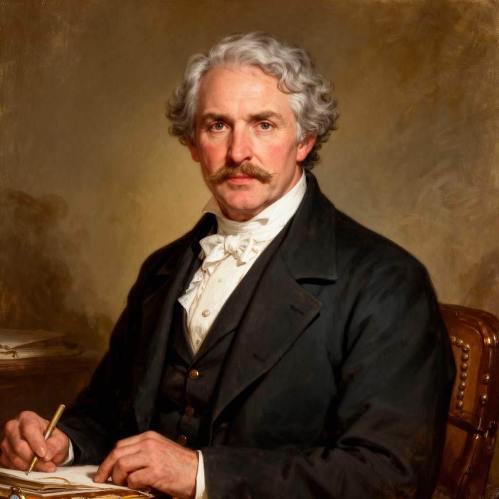 AI-generated illustration of Brutus (pseudonymous Anti-Federalist writer)