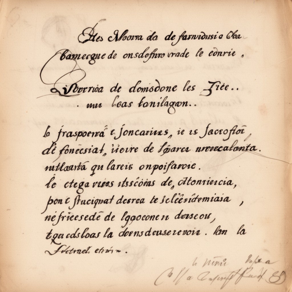 AI-generated illustration of Mistralian orthography