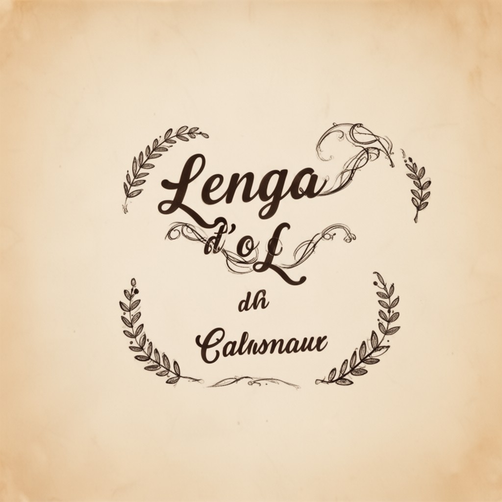 AI-generated illustration of lenga d'òc