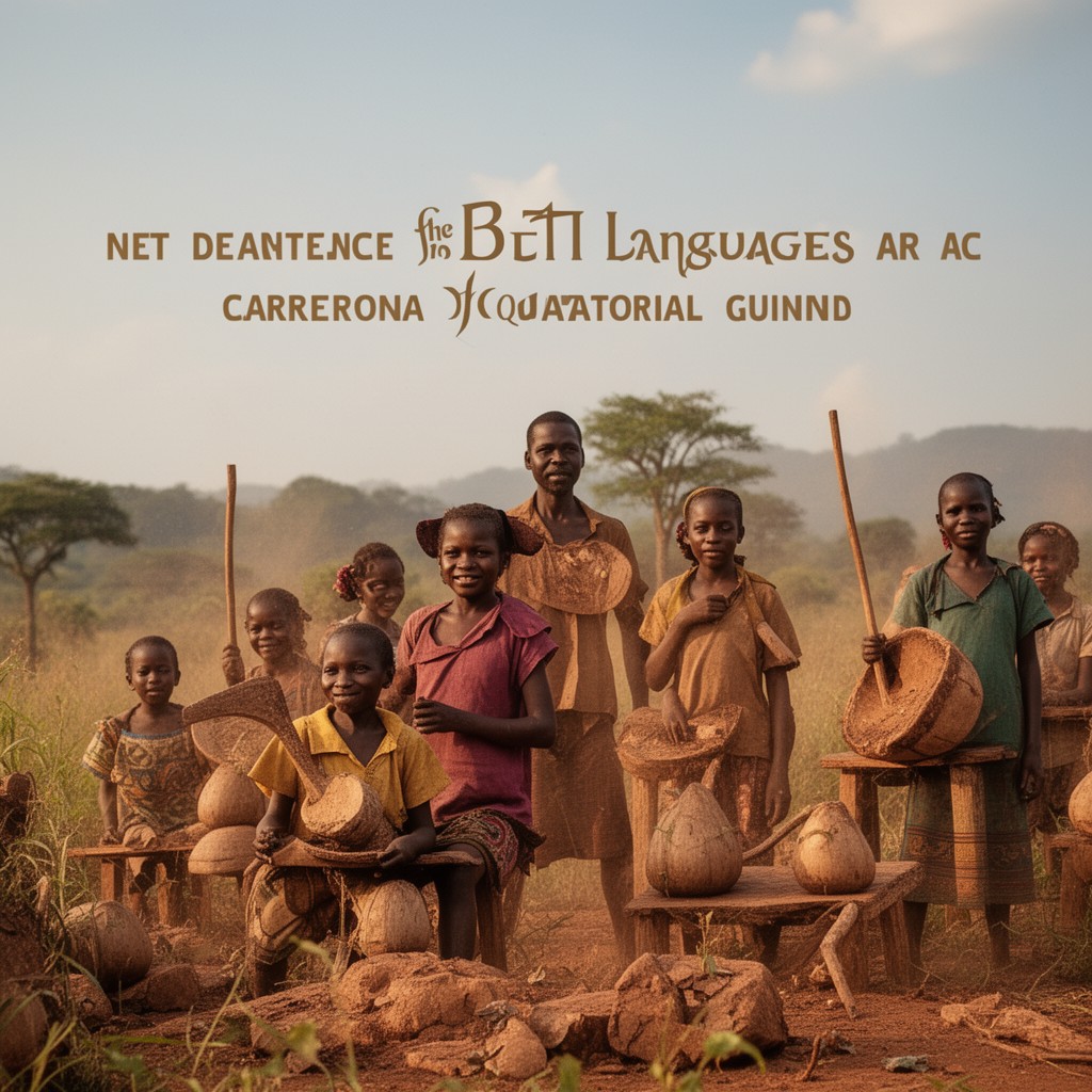 AI-generated illustration of Beti languages