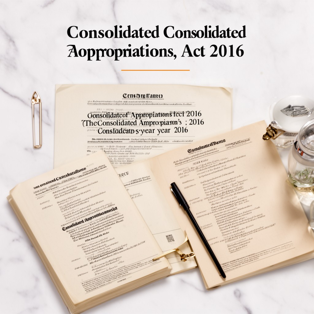 AI-generated illustration of Consolidated Appropriations Act, 2016