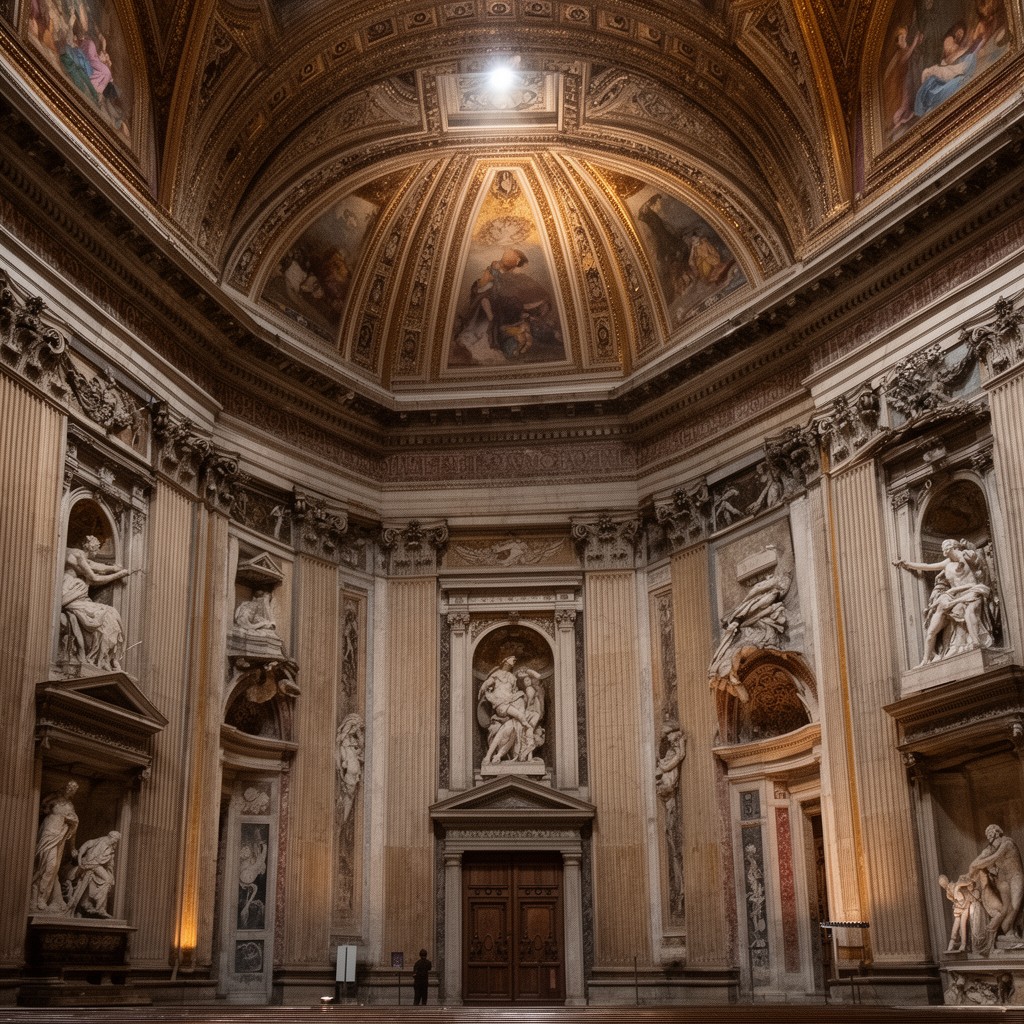 AI-generated illustration of Medici Chapel