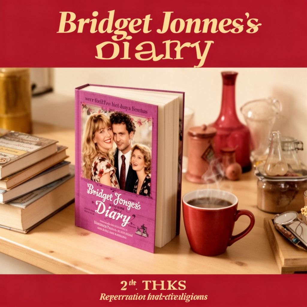 AI-generated illustration of Bridget Jones’s Diary
