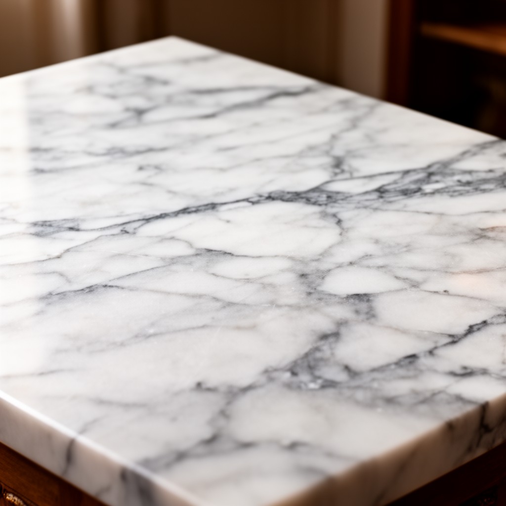 AI-generated illustration of Carrara marble