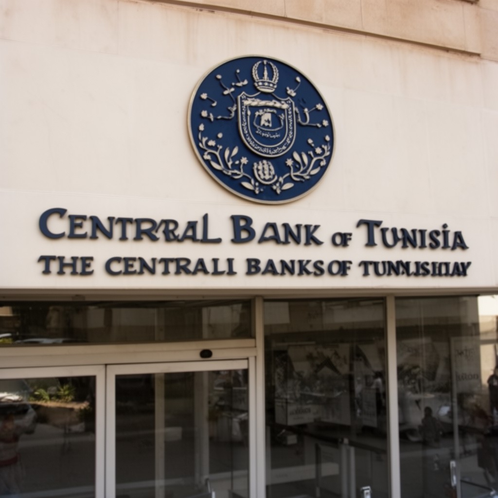 AI-generated illustration of Central Bank of Tunisia