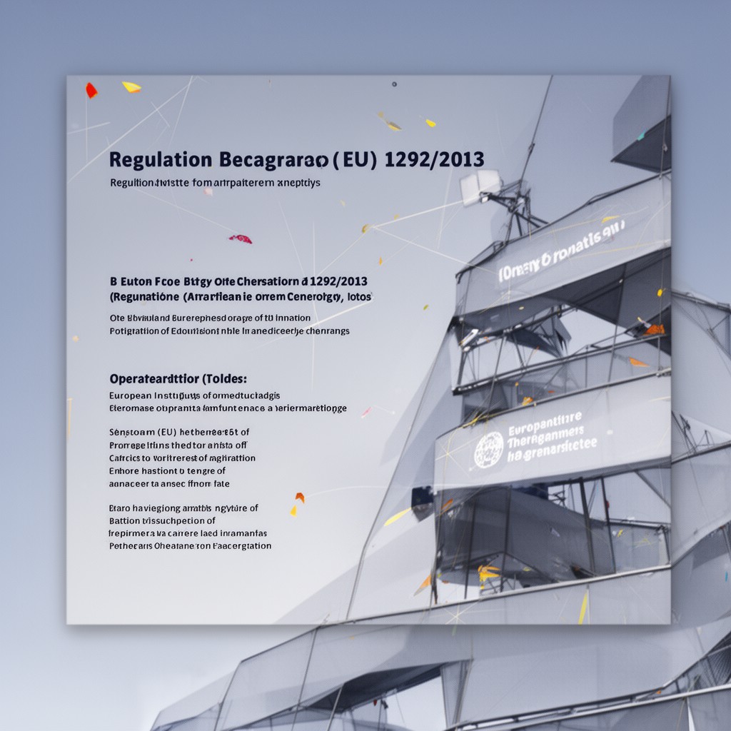 AI-generated illustration of Regulation (EU) 1292/2013
