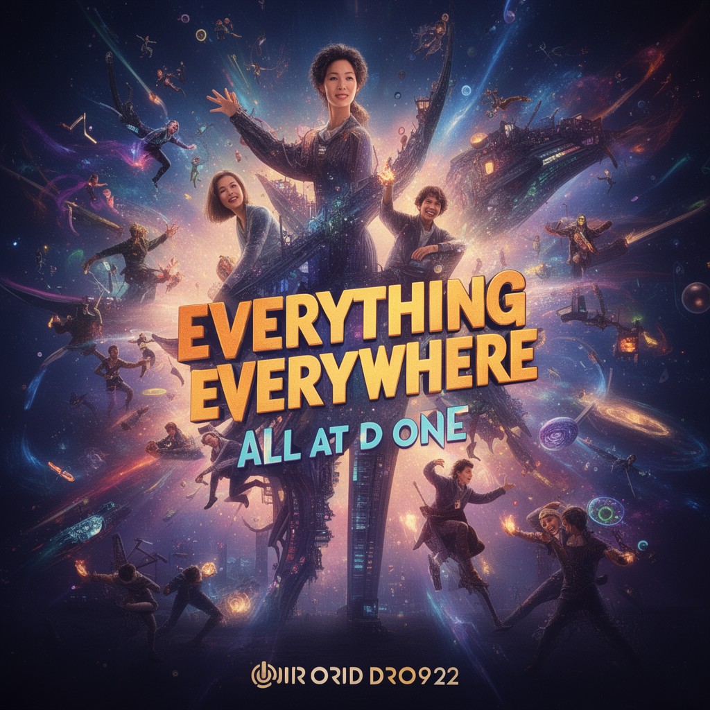AI-generated illustration of Everything Everywhere All at Once