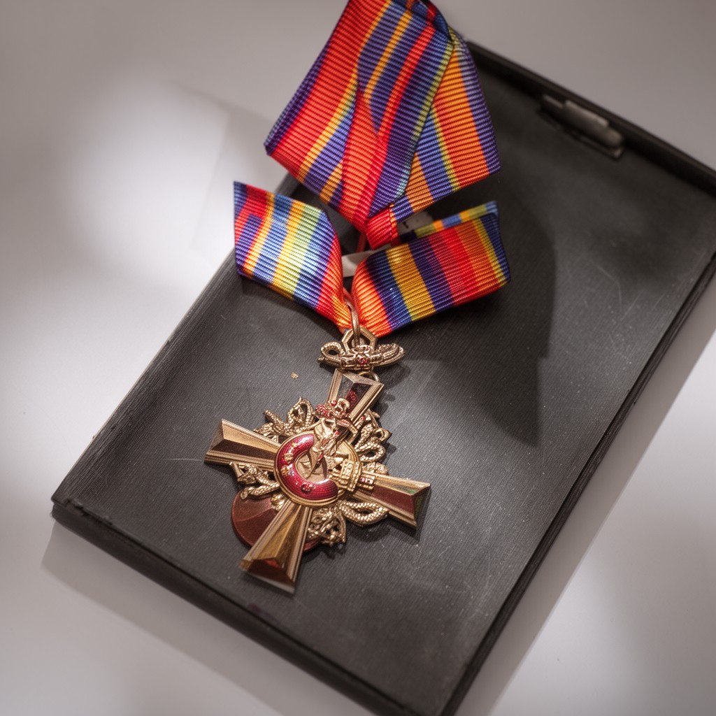 AI-generated illustration of Conspicuous Gallantry Cross