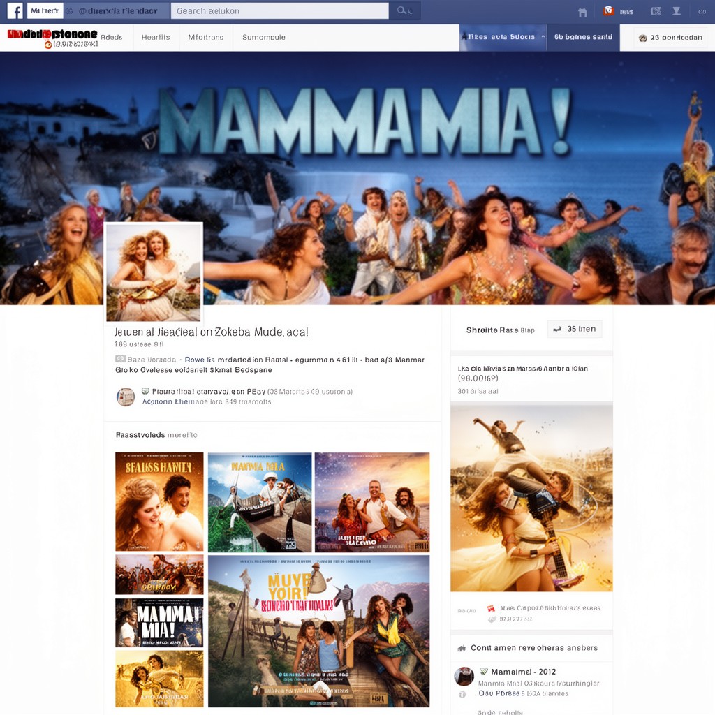 AI-generated illustration of Mamma Mia!