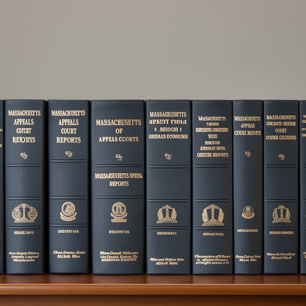 AI-generated illustration of Massachusetts Appeals Court Reports
