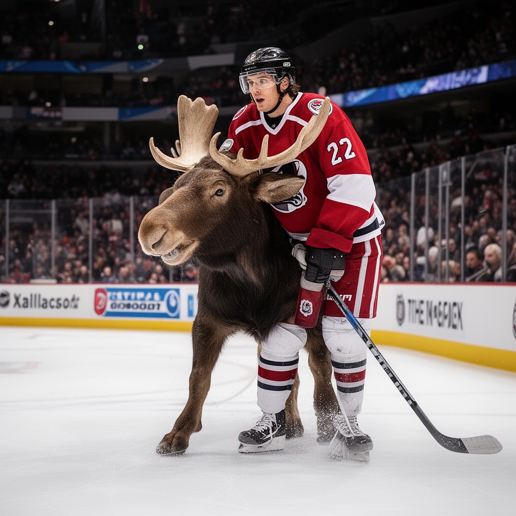AI-generated illustration of The Moose