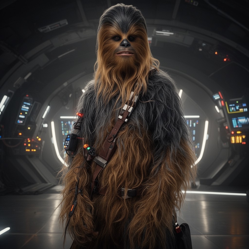 AI-generated illustration of Chewbacca