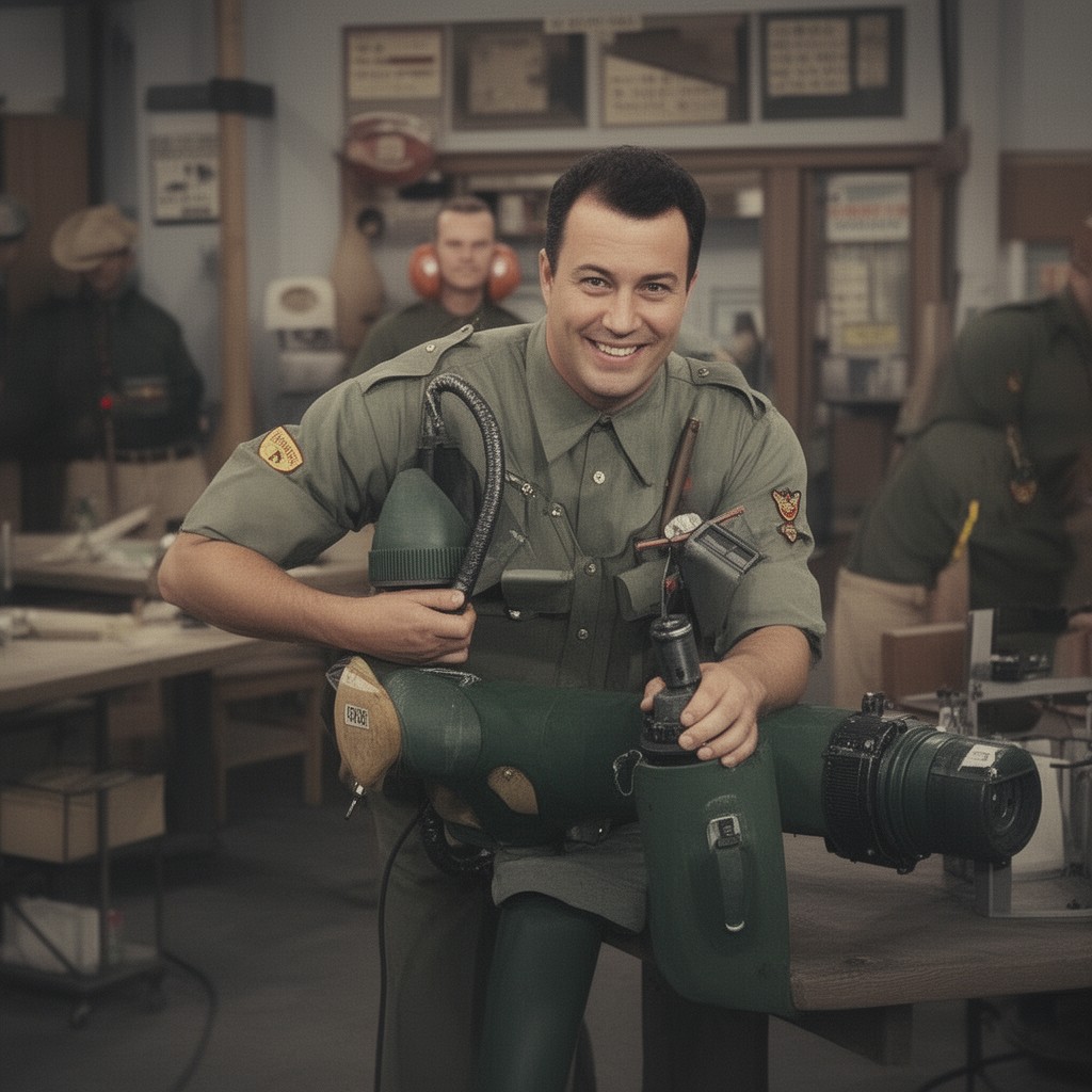AI-generated illustration of Gomer Pyle