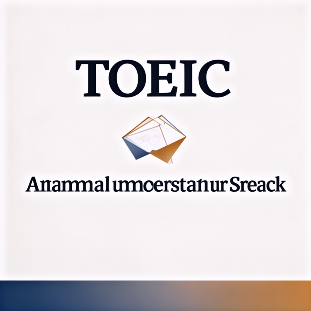AI-generated illustration of TOEIC