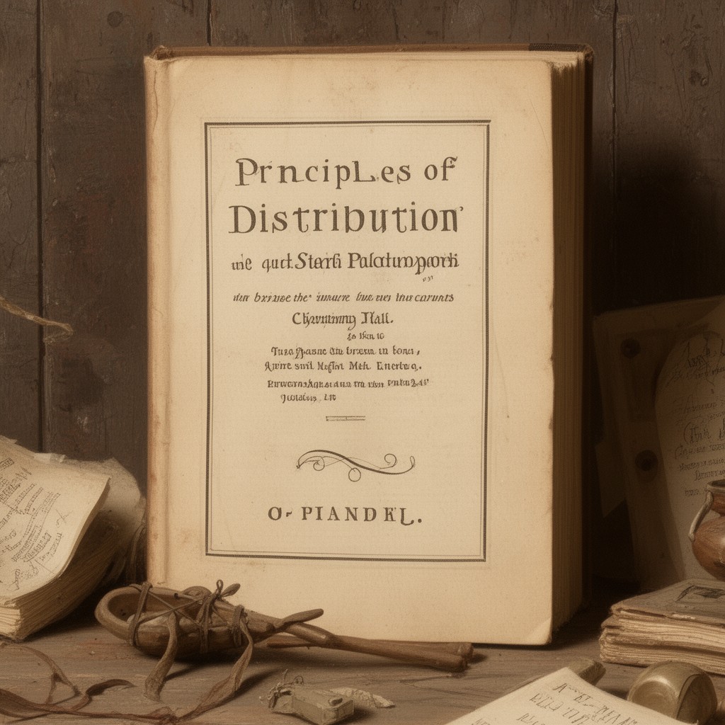 AI-generated illustration of Book II: Of Distribution