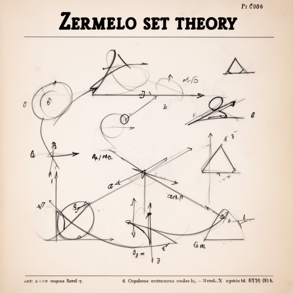 AI-generated illustration of Zermelo set theory