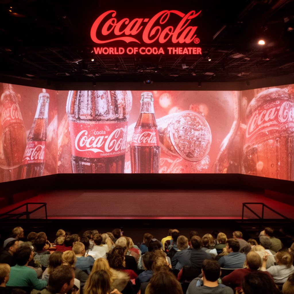 AI-generated illustration of Coca-Cola Theater
