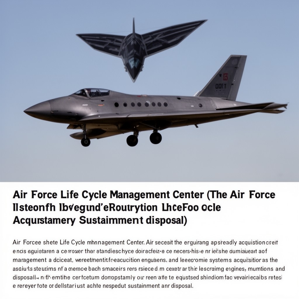 AI-generated illustration of Air Force Life Cycle Management Center