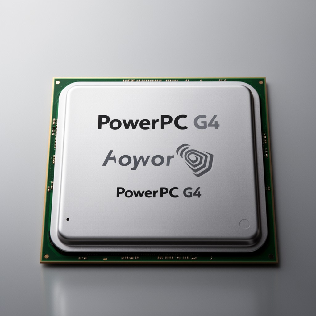 AI-generated illustration of PowerPC G4