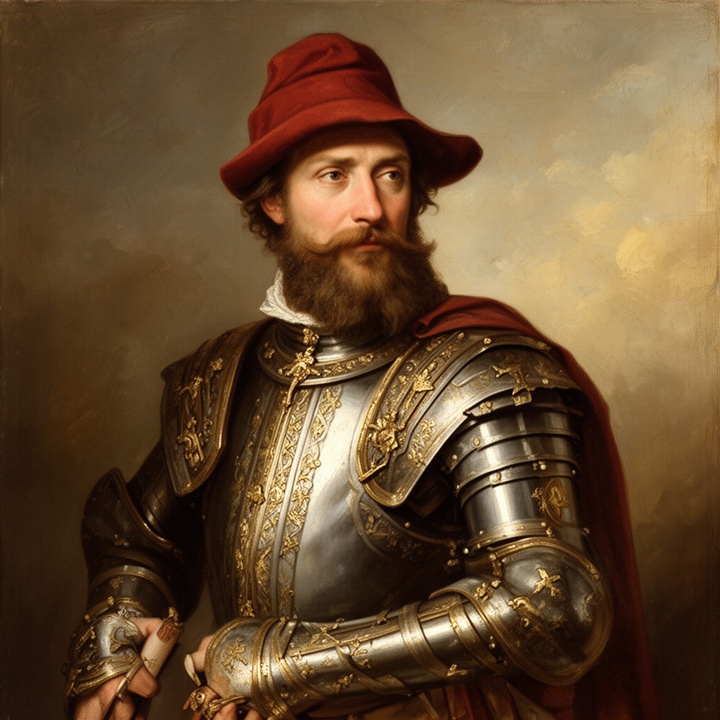 AI-generated illustration of Bartolomeo d'Alviano