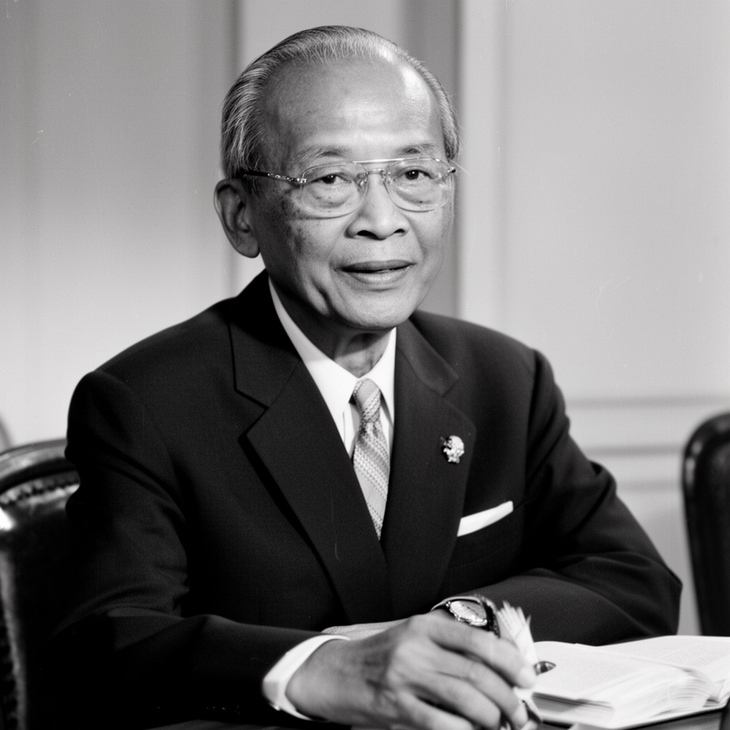 AI-generated illustration of U Thant