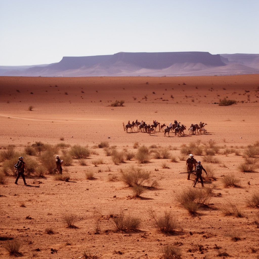AI-generated illustration of Kidal Region