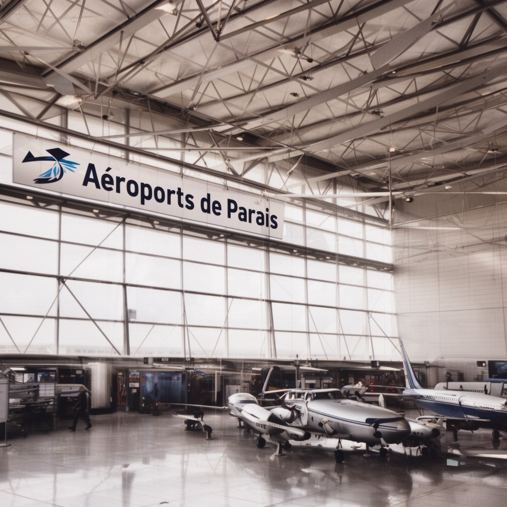AI-generated illustration of Aéroports de Paris