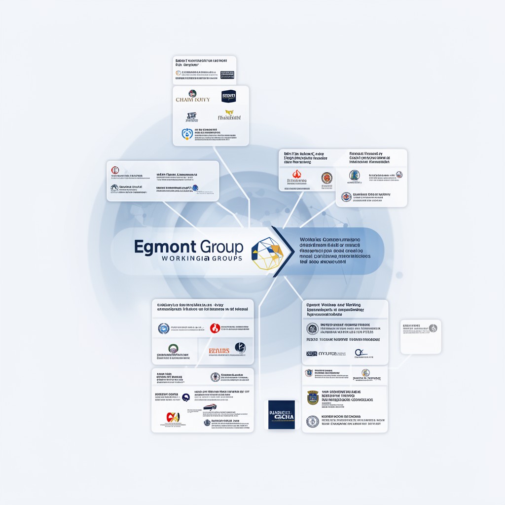 AI-generated illustration of Egmont Group Working Groups
