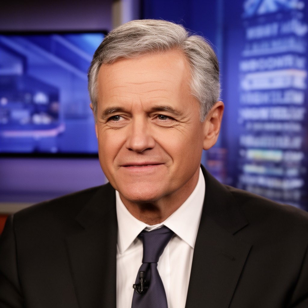 AI-generated illustration of Tom Brokaw
