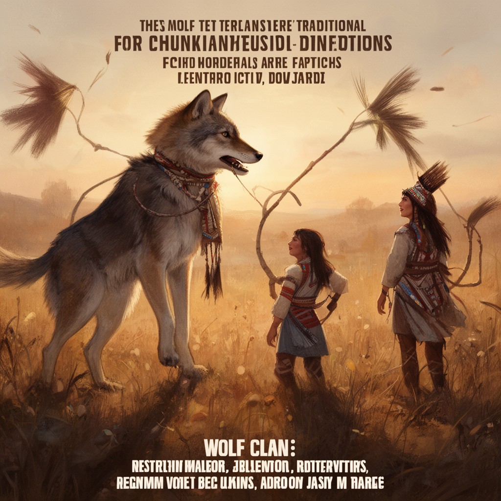 AI-generated illustration of Wolf clan