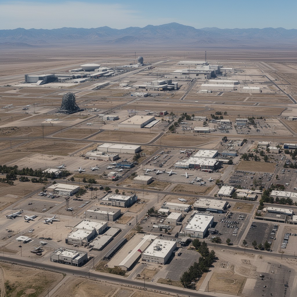 AI-generated illustration of Kirtland Air Force Base