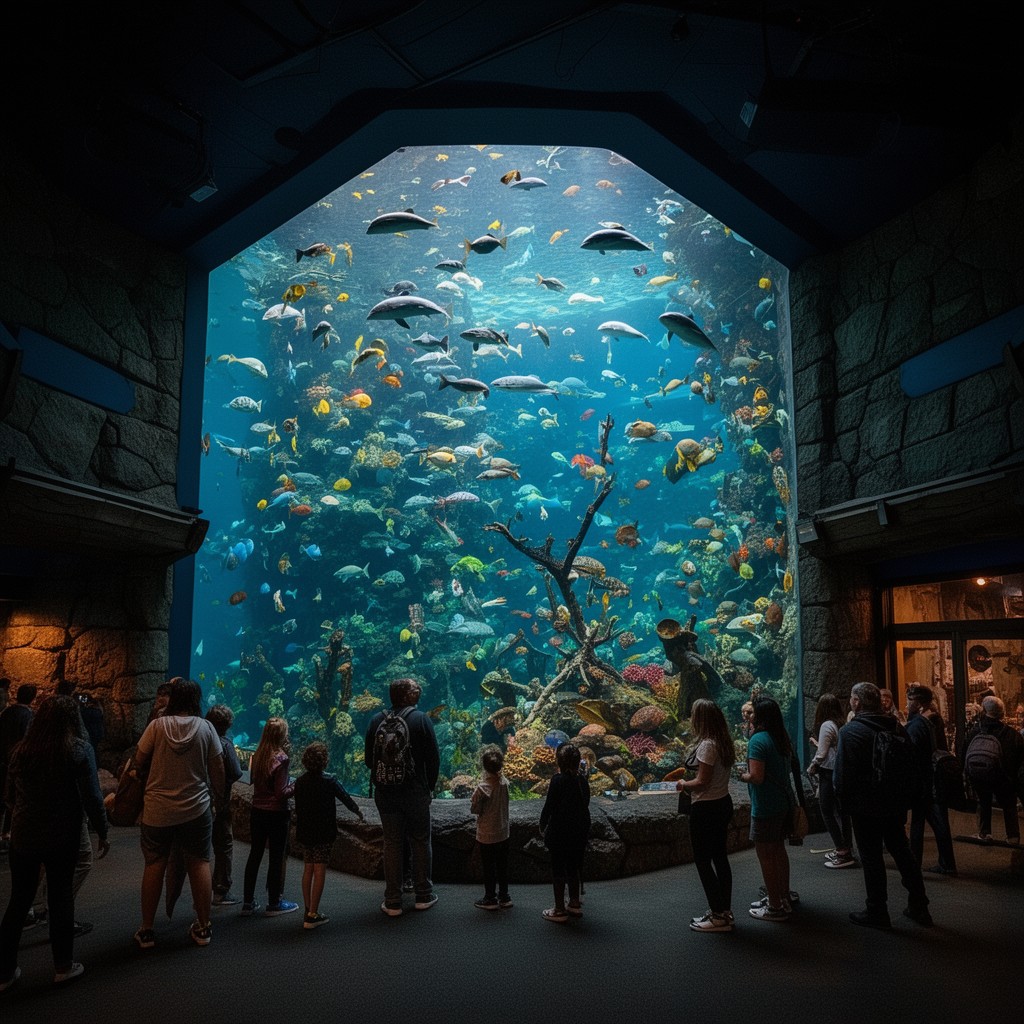 AI-generated illustration of Ripley’s Aquarium of the Smokies