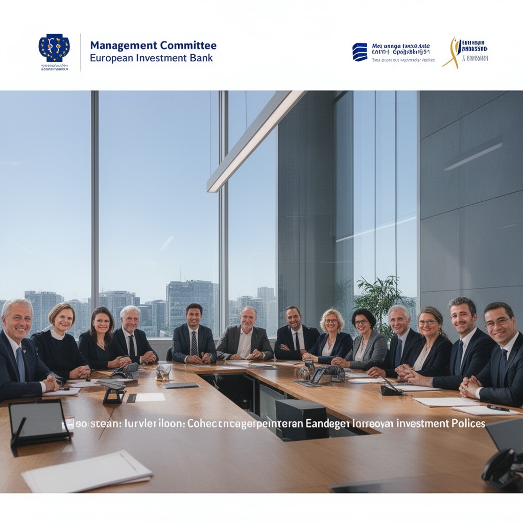 AI-generated illustration of Management Committee of the European Investment Bank