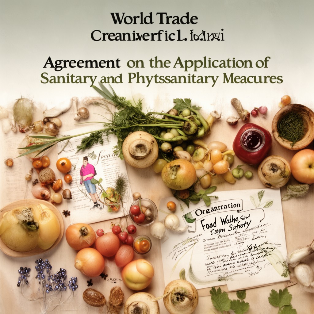 AI-generated illustration of Agreement on the Application of Sanitary and Phytosanitary Measures