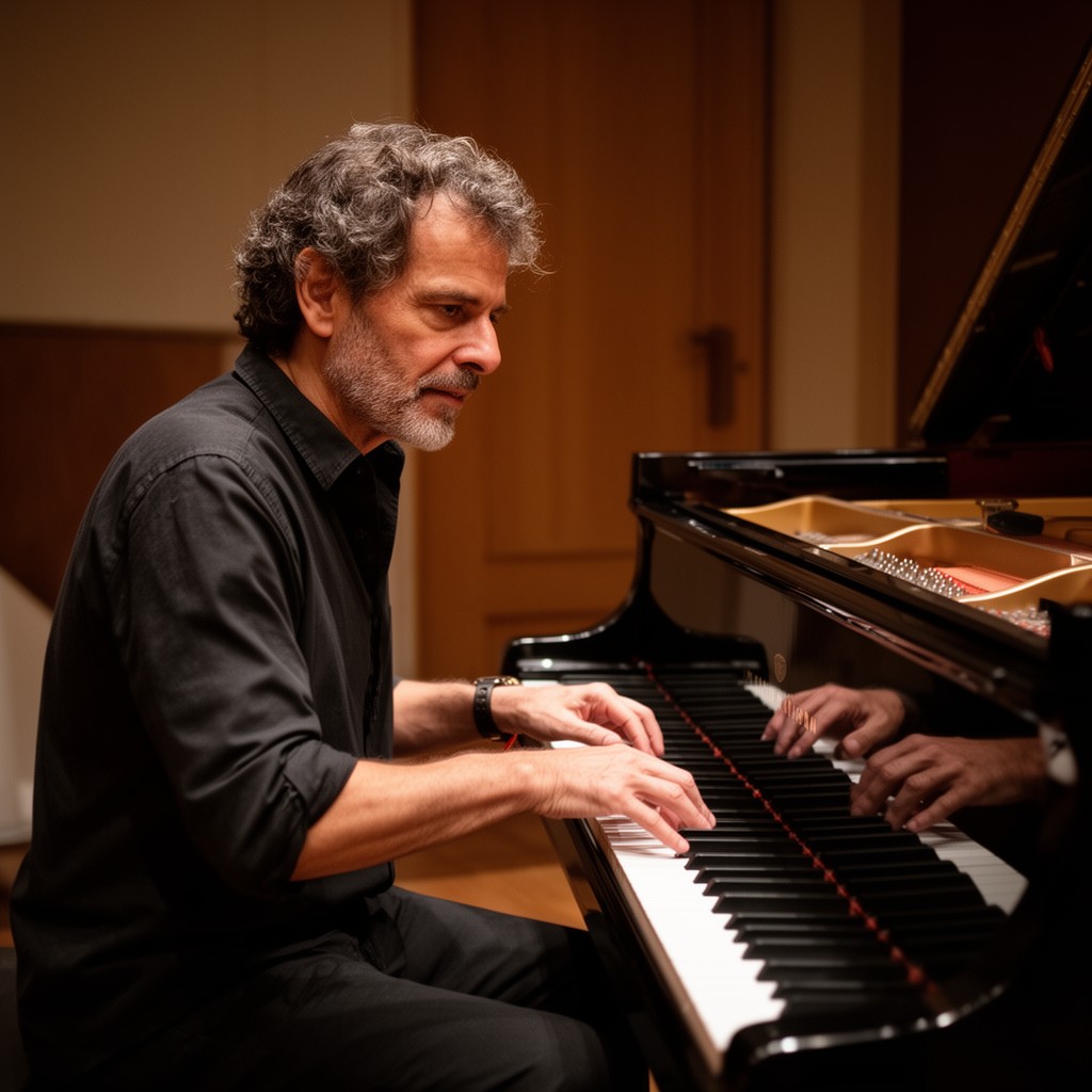 AI-generated illustration of Chick Corea