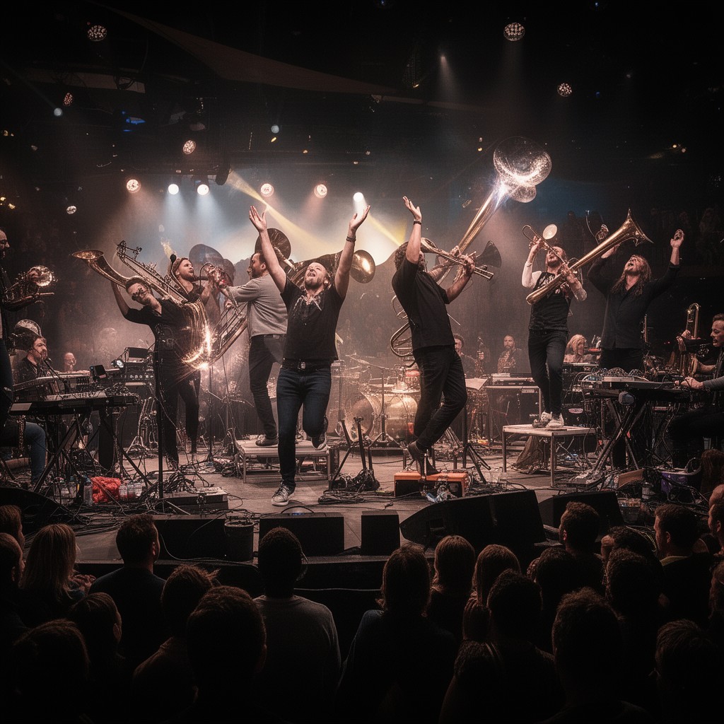 AI-generated illustration of Snarky Puppy