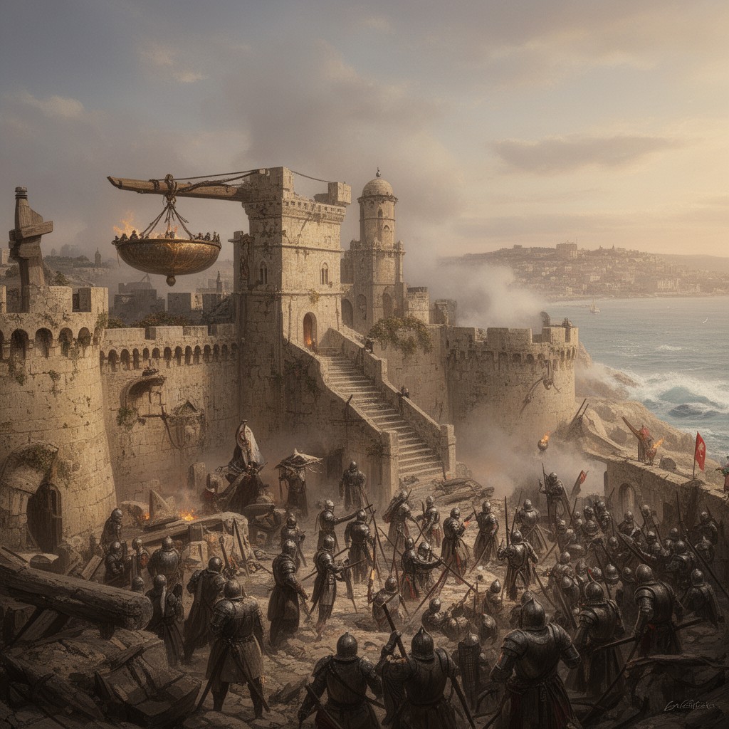 AI-generated illustration of Great Siege of Malta
