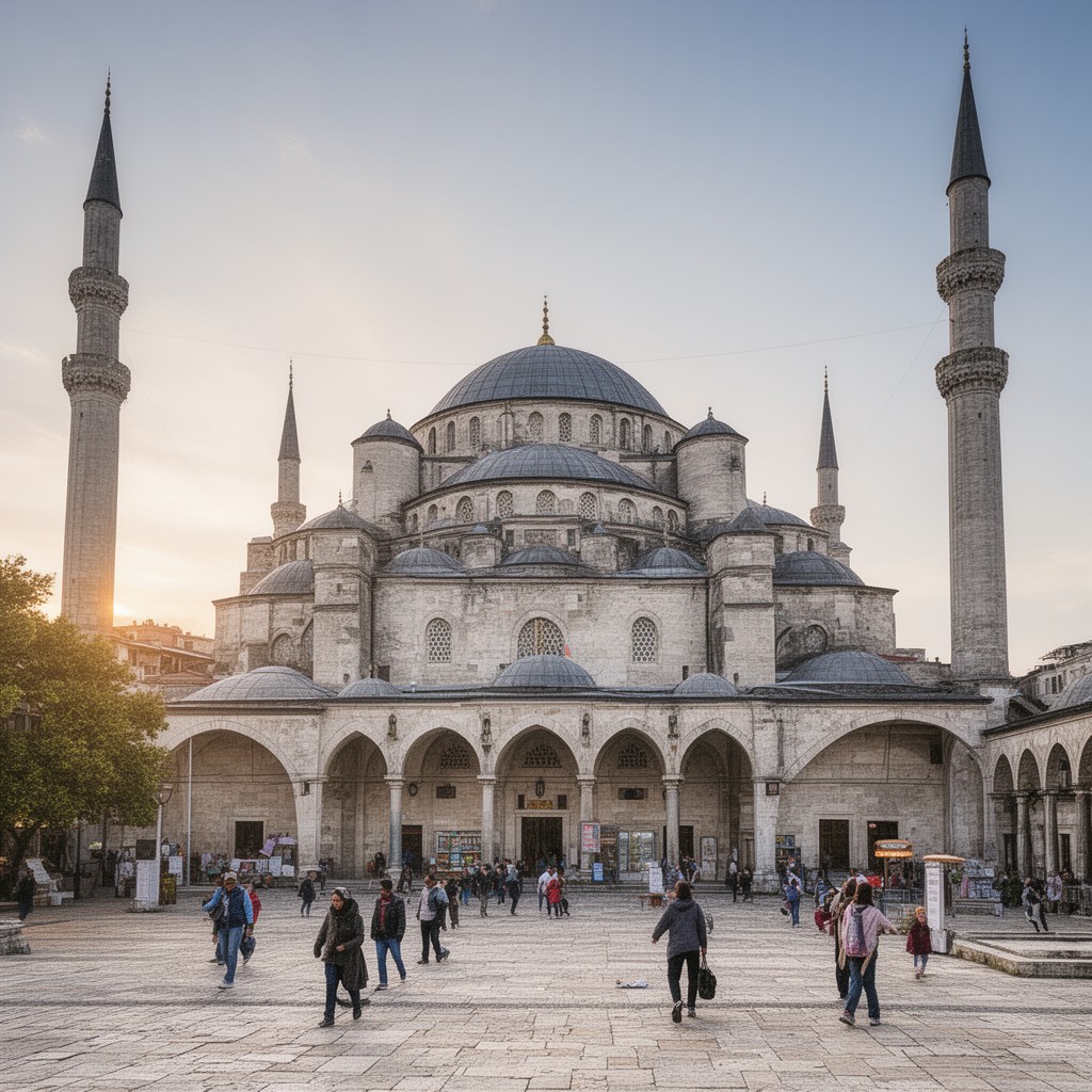 AI-generated illustration of Selimiye Mosque