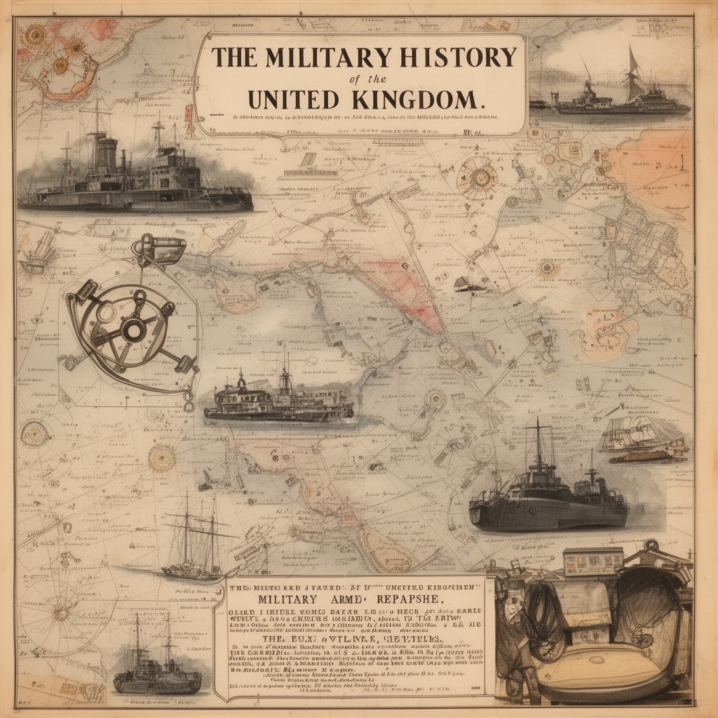 AI-generated illustration of Military history of the United Kingdom