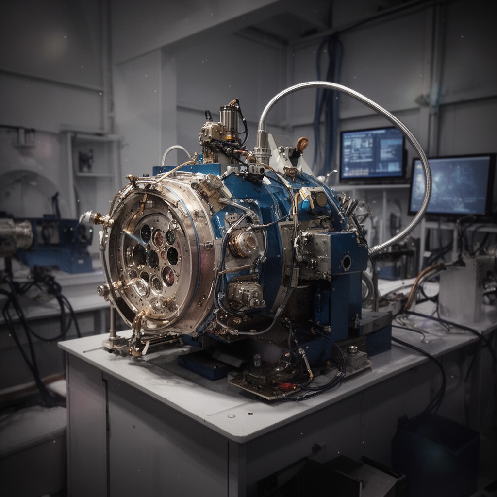 AI-generated illustration of GSAOI (Gemini South Adaptive Optics Imager)