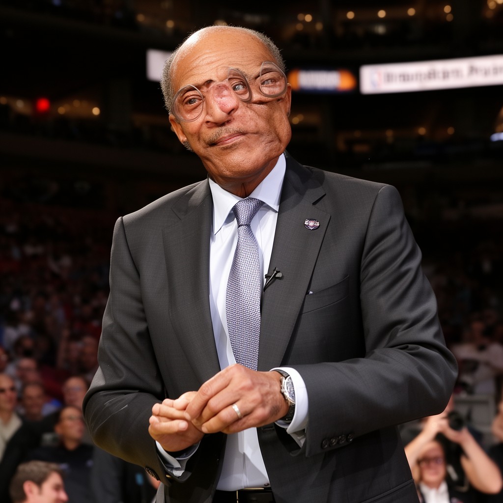 AI-generated illustration of David Stern