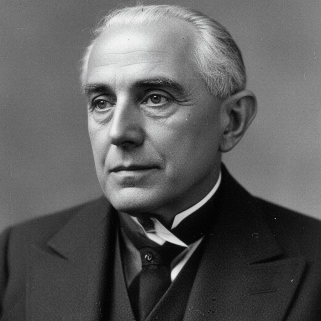 AI-generated illustration of Charles Maurras